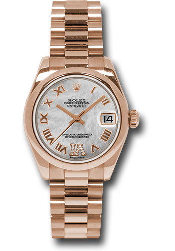 Rolex Pink Gold Datejust 31mm Watch 178245 mdrp