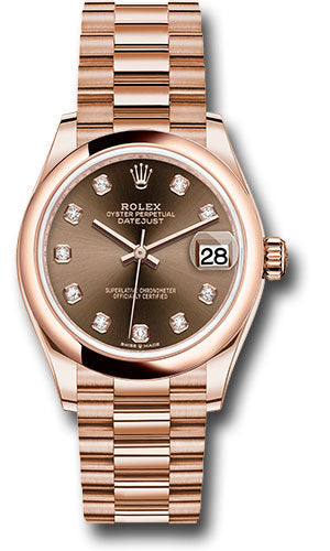 Rolex Everose Gold Datejust 31mm Watch 278245 chodp