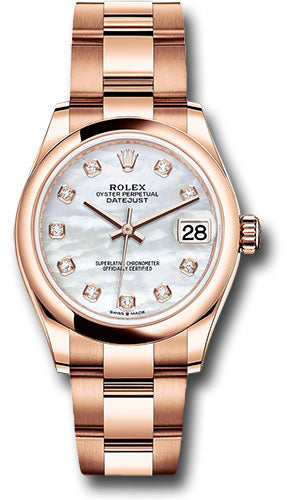 Rolex Everose Gold Datejust 31mm Watch 278245 mdo