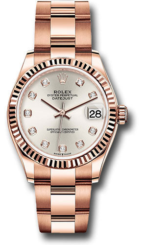 Rolex Everose Gold Datejust 31mm Watch 278275 sdo