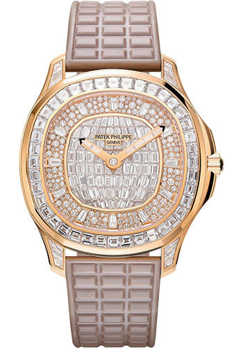 Patek Philippe Aquanaut Luce Haute Joaillerie - 35.6 mm - Rose Gold - Engraved Mother-Of Pearl Dial Model 5062_450R_001