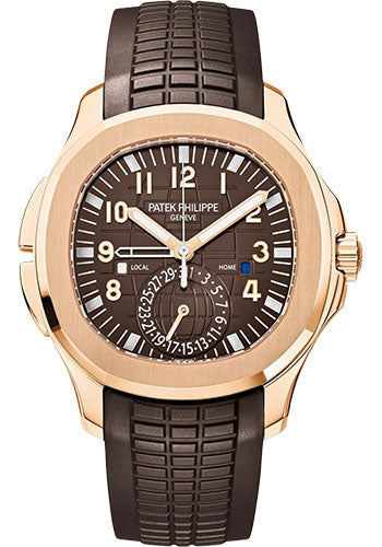 Patek Philippe Mens Aquanaut Travel Time Watch Model 5164R_001