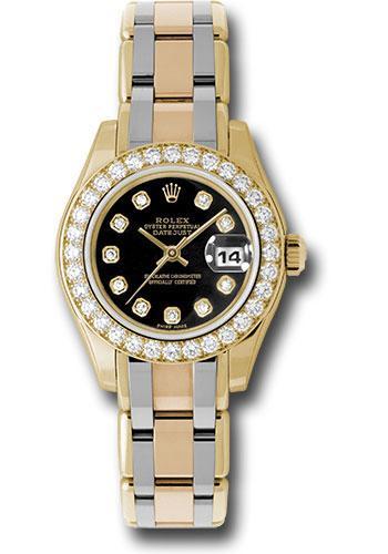 Rolex Datejust Pearlmaster Watch 80298bic bkd