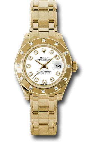 Rolex Datejust Pearlmaster Watch 80318 wd