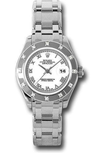 Rolex Datejust Pearlmaster Watch 80319 wr