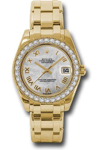 Rolex Datejust Pearlmaster 34mm Watch 81298 mr