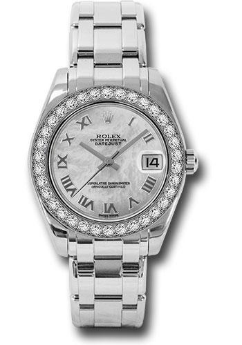 Rolex Datejust Pearlmaster 34mm Watch 81299 mr