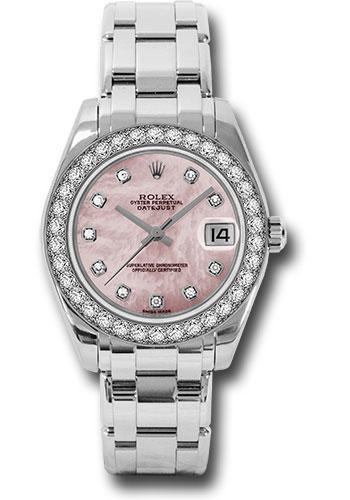 Rolex Datejust Pearlmaster 34mm Watch 81299 pmd