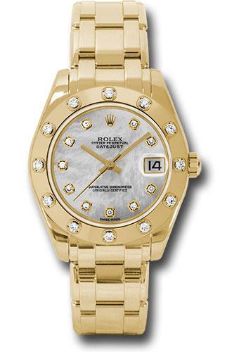 Rolex Datejust Pearlmaster 34mm Watch 81318 md