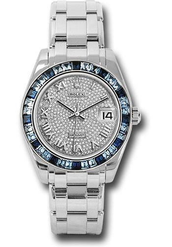 Rolex Datejust Pearlmaster 34mm Watch 81349SA dpr